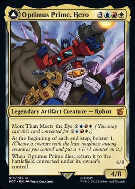 naokuroshop MTG [BOT][013][多][M][EN][英雄、オプティマスプライム/Optimus Prime, Hero]（foil） NM