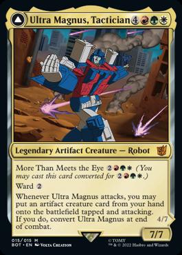 naokuroshop MTG [BOT][015][多][M][EN][戦術家、ウルトラマグナス/Ultra Magnus, Tactician]（foil） NM