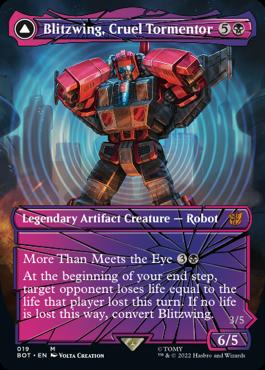 naokuroshop MTG [BOT][019][黒][M][EN][卑劣な拷問者、ブリッツウィング/Blitzwing, Cruel Tormentor] NM