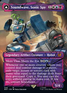 naokuroshop MTG [BOT][028][多][M][EN][音波のスパイ、サウンドウェーブ/Soundwave, Sonic Spy]（foil） NM