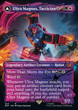 naokuroshop MTG [BOT][029][多][M][EN][戦術家、ウルトラマグナス/Ultra Magnus, Tactician]（foil） NM