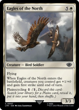 naokuroshop MTG [LTR][0007][白][C][EN][北方の大鷲/Eagles of the North] NM