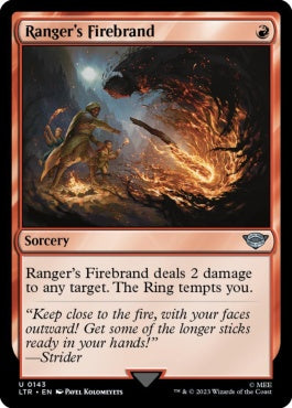 naokuroshop MTG [LTR][0143][赤][U][EN][レンジャーの松明/Ranger's Firebrand] NM