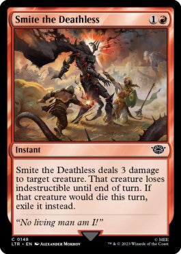 naokuroshop MTG [LTR][0148][赤][C][EN][不死者の討滅/Smite the Deathless]（foil） NM