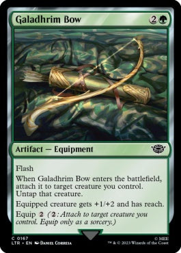 naokuroshop MTG [LTR][0167][緑][C][EN][ガラズリムの弓/Galadhrim Bow]（foil） NM