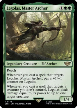 naokuroshop MTG [LTR][0173][緑][R][EN][弓の名人、レゴラス/Legolas, Master Archer]（foil） NM