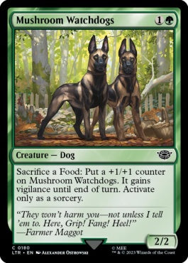 naokuroshop MTG [LTR][0180][緑][C][EN][茸の番犬/Mushroom Watchdogs]（foil） NM