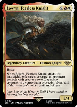 naokuroshop MTG [LTR][0201][多][R][EN][恐れを知らぬ騎士、エオウィン/Eowyn, Fearless Knight]（foil） NM