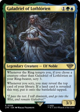 naokuroshop MTG [LTR][0206][多][R][EN][ロスロリアンのガラドリエル/Galadriel of Lothlorien] NM