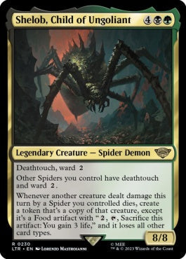 naokuroshop MTG [LTR][0230][多][R][EN][ウンゴリアントの末裔、シェロブ/Shelob, Child of Ungoliant]（foil） NM