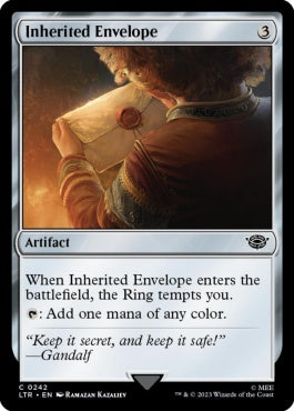 naokuroshop MTG [LTR][0242][茶][C][EN][受け継いだ封筒/Inherited Envelope]（foil） NM