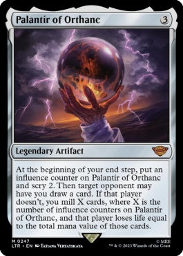 naokuroshop MTG [LTR][0247][茶][M][EN][オルサンクのパランティール/Palantir of Orthanc] NM