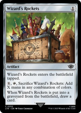 naokuroshop MTG [LTR][0252][茶][C][EN][魔法使の打ち上げ花火/Wizard's Rockets] NM