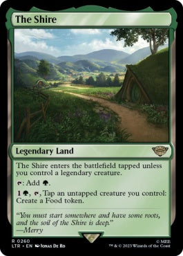 naokuroshop MTG [LTR][0260][土地][R][EN][ホビット庄/The Shire]（foil） NM