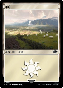 naokuroshop MTG [LTR][0262][土地][C][JP][平地/Plains] NM