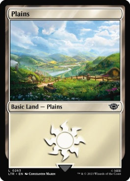 naokuroshop MTG [LTR][0263][土地][C][EN][平地/Plains] NM