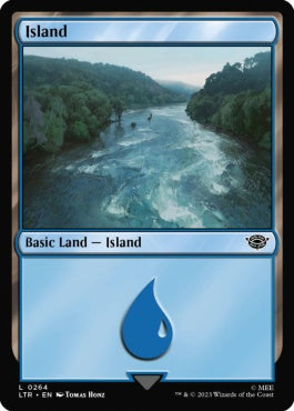 naokuroshop MTG [LTR][0264][土地][C][EN][島/Island]（foil） NM