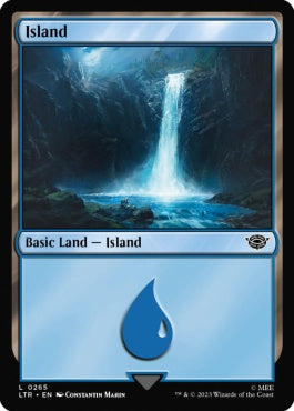 naokuroshop MTG [LTR][0265][土地][C][EN][島/Island]（foil） NM