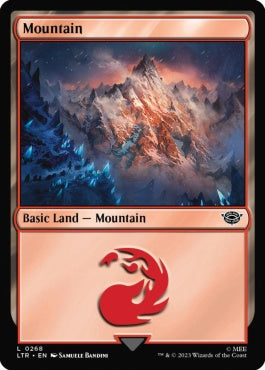 naokuroshop MTG [LTR][0268][土地][C][EN][山/Mountain]（foil） NM