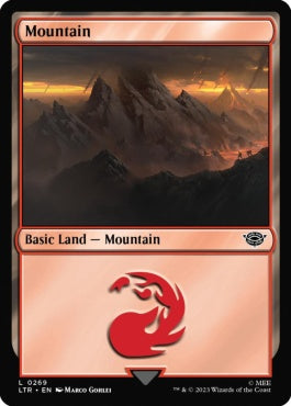 naokuroshop MTG [LTR][0269][土地][C][EN][山/Mountain] NM