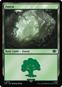 naokuroshop MTG [LTR][0270][土地][C][EN][森/Forest] NM