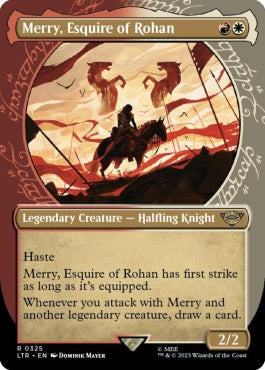 naokuroshop MTG [LTR][0325][多][R][EN][ローハン王家の小姓、メリー/Merry, Esquire of Rohan]（foil） NM