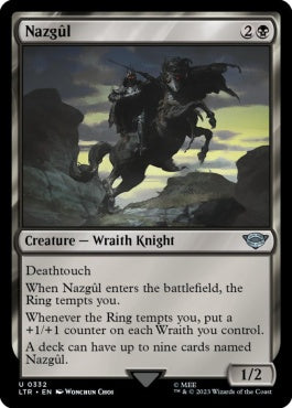 naokuroshop MTG [LTR][0332][黒][U][EN][ナズグル/Nazgûl] NM