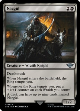 naokuroshop MTG [LTR][0333][黒][U][EN][ナズグル/Nazgûl]（foil） NM