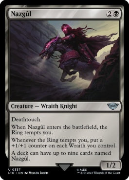 naokuroshop MTG [LTR][0337][黒][U][EN][ナズグル/Nazgûl] NM