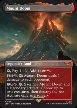 naokuroshop MTG [LTR][0343][土地][R][EN][滅びの山/Mount Doom] NM