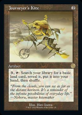 naokuroshop MTG [BRR][025][茶][R][EN][旅行者の凧/Journeyer's Kite]（foil） NM