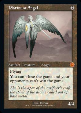 naokuroshop MTG [BRR][041][茶][M][EN][白金の天使/Platinum Angel]（foil） NM