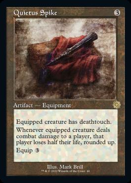 naokuroshop MTG [BRR][046][茶][R][EN][滅消の杭/Quietus Spike]（foil） NM