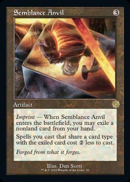 naokuroshop MTG [BRR][052][茶][R][EN][類似の金床/Semblance Anvil]（foil） NM