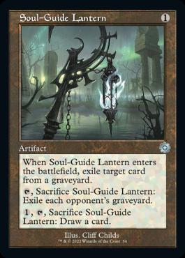 naokuroshop MTG [BRR][054][茶][U][EN][魂標ランタン/Soul-Guide Lantern]（foil） NM
