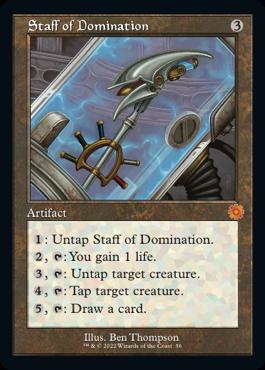 naokuroshop MTG [BRR][056][茶][M][EN][威圧の杖/Staff of Domination] NM