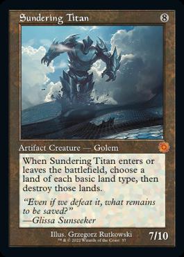 naokuroshop MTG [BRR][057][茶][M][EN][隔離するタイタン/Sundering Titan] NM