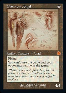 naokuroshop MTG [BRR][104][茶][M][EN][白金の天使/Platinum Angel]（foil） NM