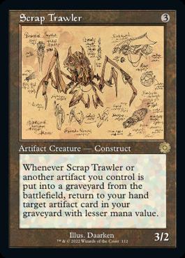 naokuroshop MTG [BRR][112][茶][R][EN][屑鉄さらい/Scrap Trawler]（foil） NM