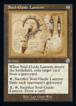 naokuroshop MTG [BRR][117][茶][U][EN][魂標ランタン/Soul-Guide Lantern]（foil） NM