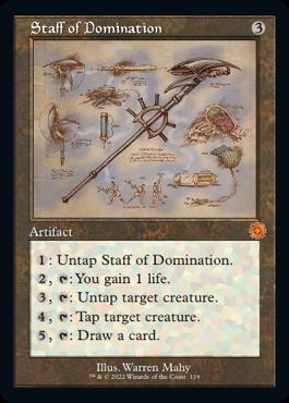 naokuroshop MTG [BRR][119][茶][M][EN][威圧の杖/Staff of Domination] NM