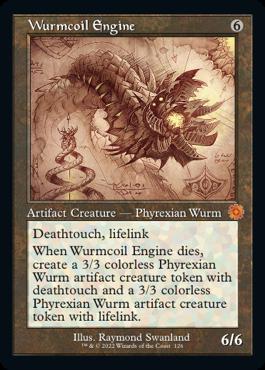 naokuroshop MTG [BRR][126][茶][M][EN][ワームとぐろエンジン/Wurmcoil Engine]（foil） NM