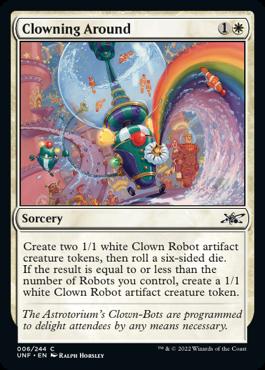 naokuroshop MTG [UNF][006][白][C][EN][Clowning Around]（foil） NM