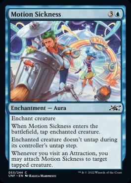 naokuroshop MTG [UNF][053][青][C][EN][Motion Sickness]（foil） NM