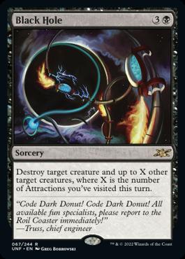 naokuroshop MTG [UNF][067][黒][R][EN][Black Hole]（foil） NM