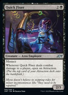 naokuroshop MTG [UNF][085][黒][U][EN][Quick Fixer]（foil） NM