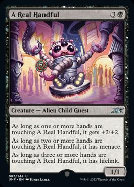 naokuroshop MTG [UNF][087][黒][U][EN][A Real Handful]（どんぐりスタンプ）（foil） NM