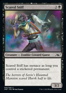 naokuroshop MTG [UNF][090][黒][C][EN][Scared Stiff]（foil） NM