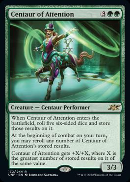 naokuroshop MTG [UNF][132][緑][R][EN][Centaur of Attention]（foil） NM