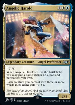 naokuroshop MTG [UNF][162][多][U][EN][Angelic Harold]（どんぐりスタンプ）（foil） NM